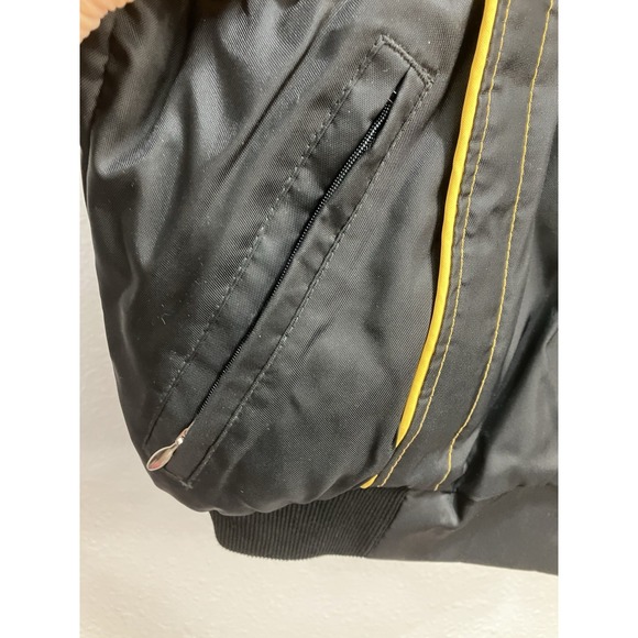 Vintage 80's SKI DOO Bombardier Black Yellow Snowmobile Jacket Womens 14 - Picture 5 of 15